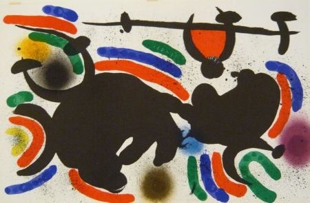 Litografía Miró - Lithographie  IV