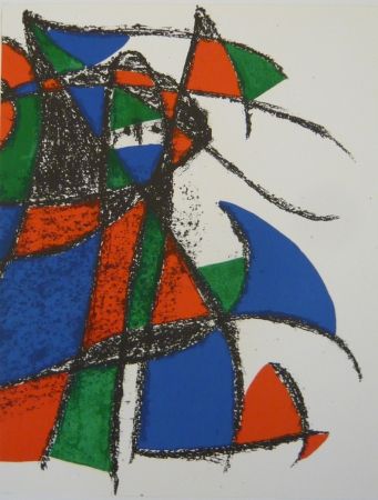 Litografía Miró - Lithographie  IV  Miro Lithographe II