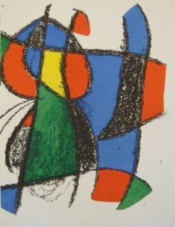 Litografía Miró - Lithographie  Miro Lithographe II