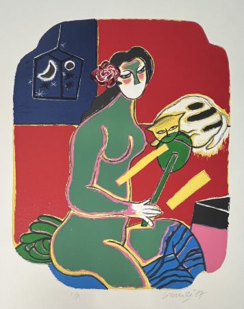 Litografía Corneille - Lithographie Mémoire du Japon, 1987