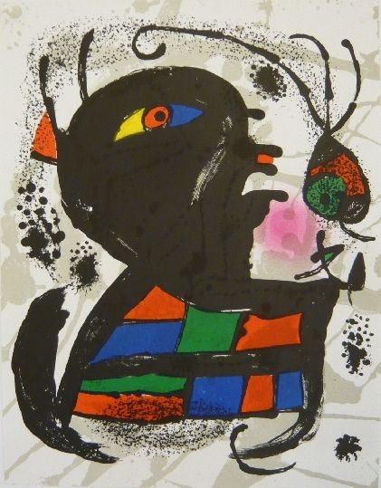 Litografía Miró - Lithographie V