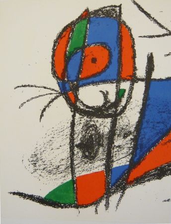 Litografía Miró - Lithographie  VI
