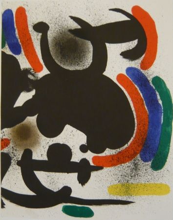 Litografía Miró - Lithographie  VII