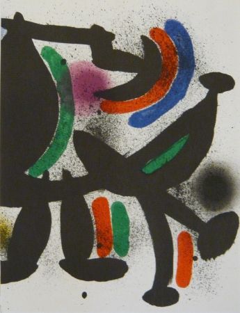 Litografía Miró - Lithographie  VIII,  Miro Lithographe I