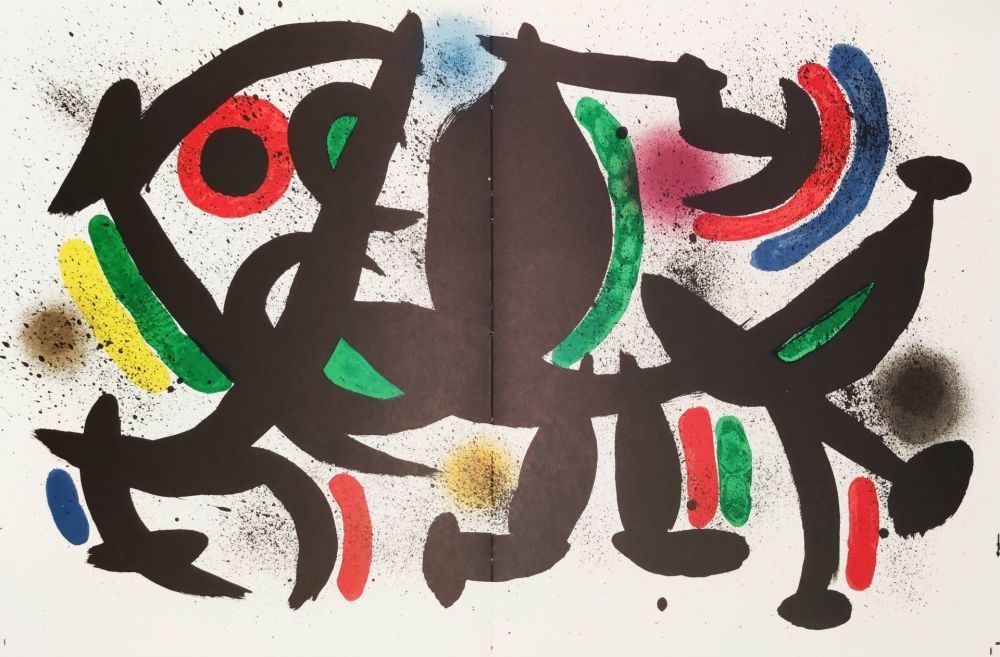 Litografía Miró - Litografía original IV