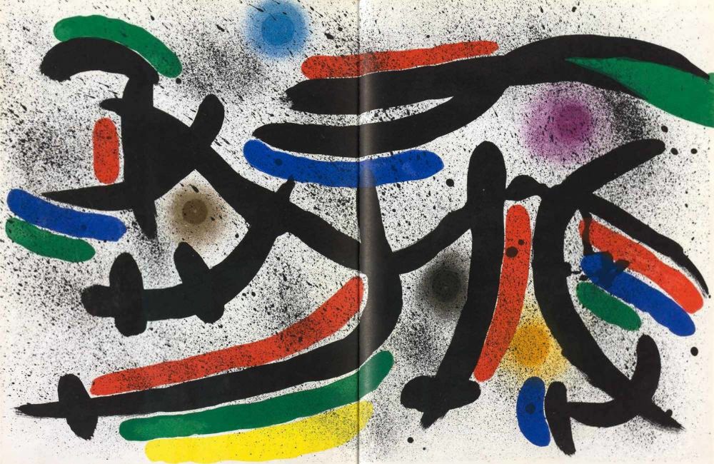 Litografía Miró - Litografía original IX