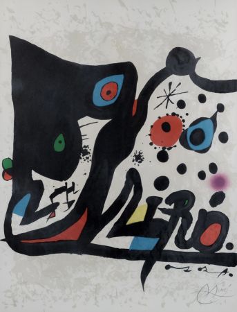Litografía Miró - Livre illustrés et Lithographies ( Ref M 898 )