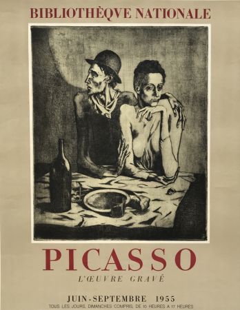 Litografía Picasso - L'Oeuvre Grave - Bibliotheque Nationale