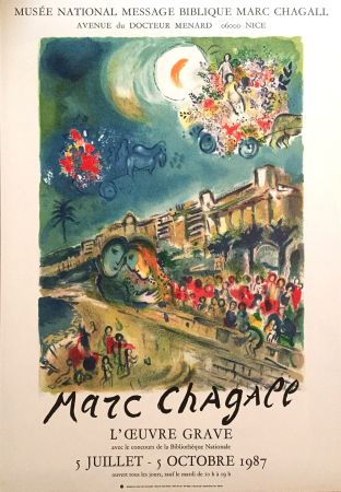 Litografía Chagall - '' L'Oeuvre Gravé ''