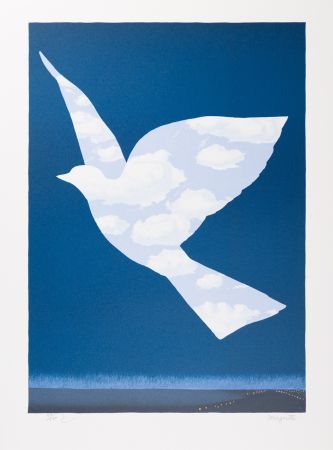 Litografía Magritte - L’Oiseau de Ciel (The Sky Bird)