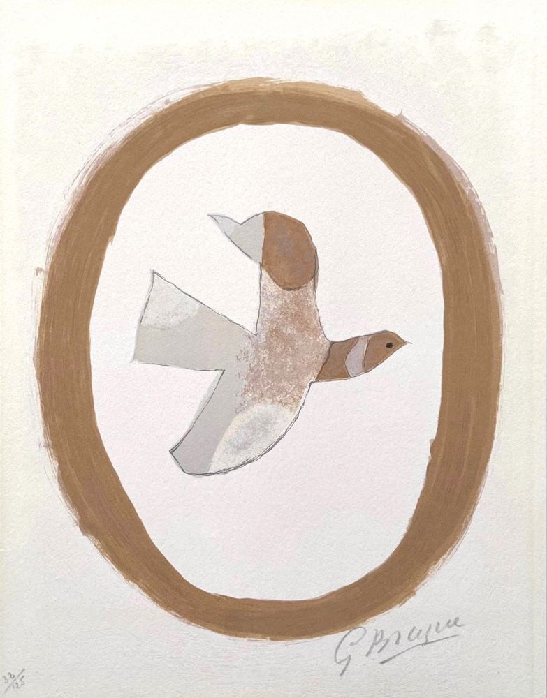 Litografía Braque - L'oiseau des sables 
