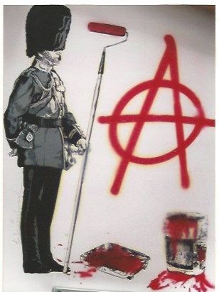 Serigrafía Mr. Brainwash - LONDON show Anarchy