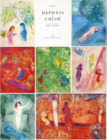 Libro Ilustrado Chagall - Longus. DAPHNIS & CHLOÉ (Paris, Tériade, 1961)