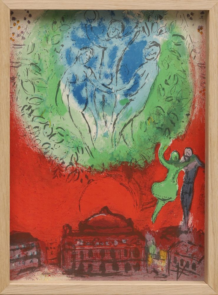 Litografía Chagall - L'Opéra de Paris