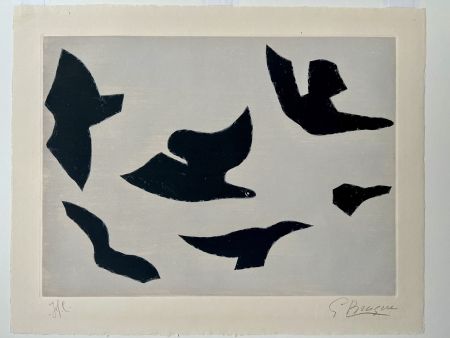 Aguafuerte Braque - L'Ordre des oiseaux 