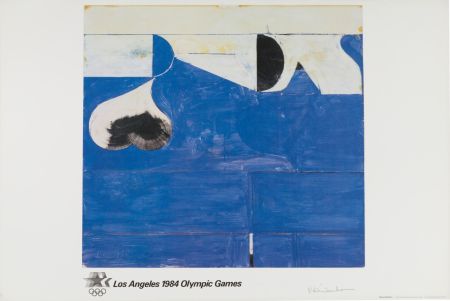 Litografía Diebenkorn - Los Angeles Olympic Games, 1984 - Hand-signed