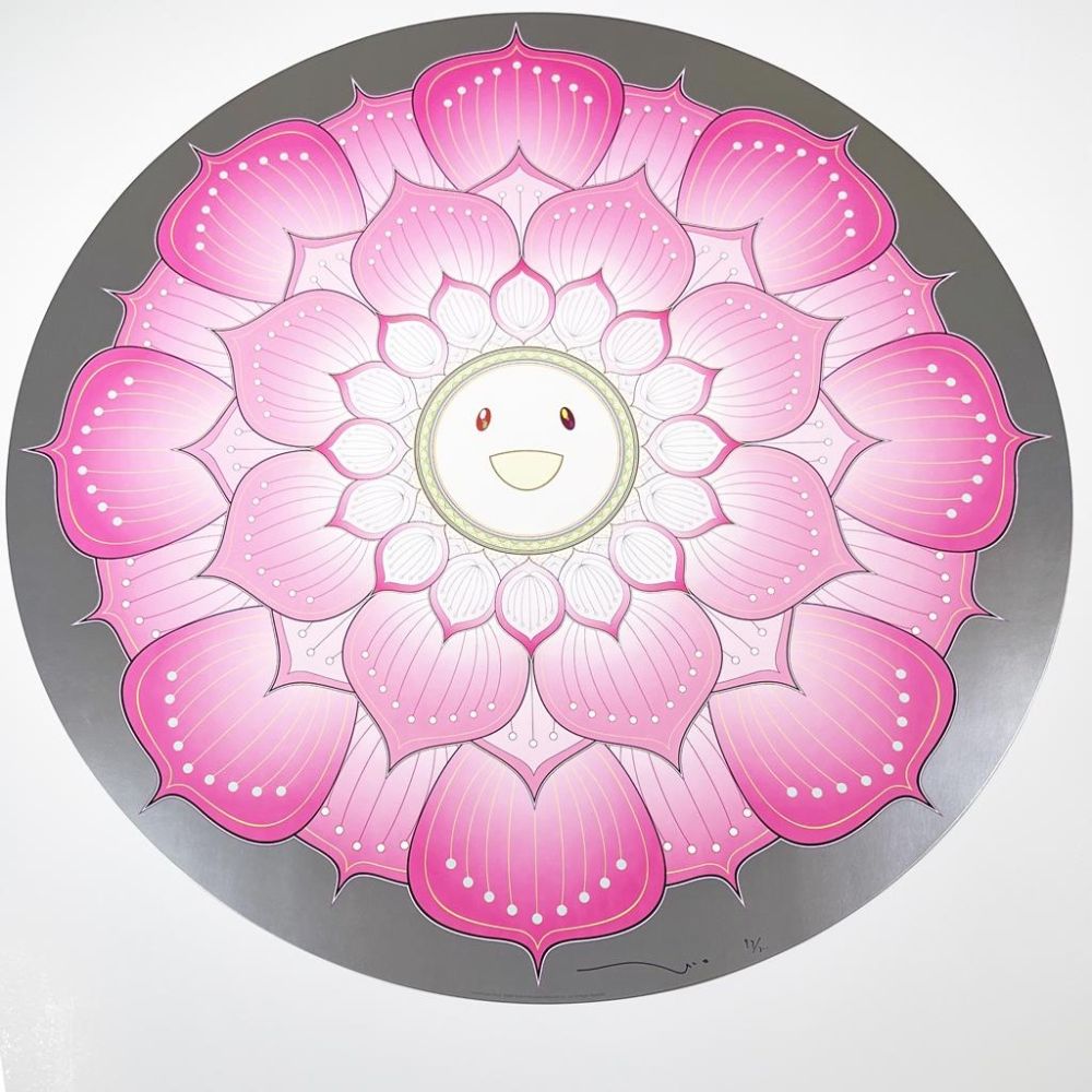 Litografía Murakami - Lotus Flower (Pink)