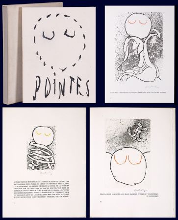 Libro Ilustrado Alechinsky - Louis Scutenaire et Pierre ALechinsky : POINTES (17 gravures monogrammées) 1972.