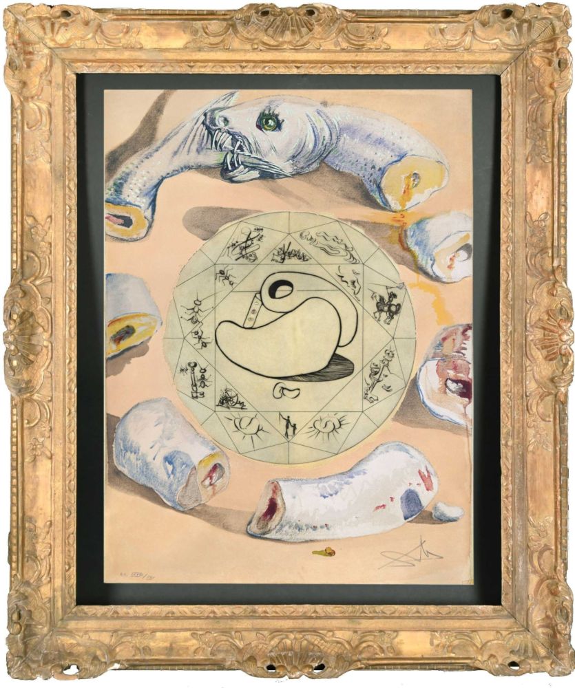 Grabado Dali - L'Ouroboros