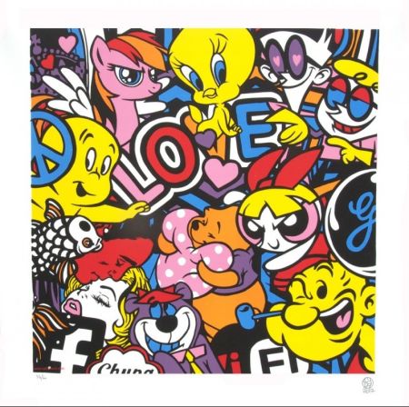 Litografía Speedy Graphito - Love