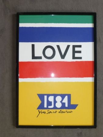 Cartel Saint Laurent - Love 1984