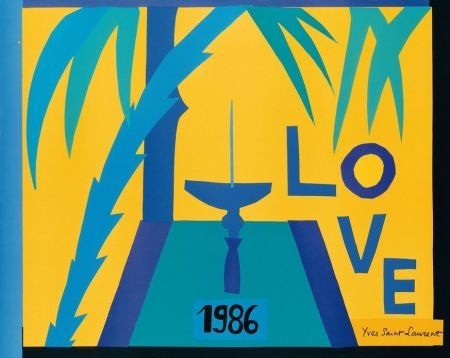 Cartel Saint Laurent - LOVE 1986
