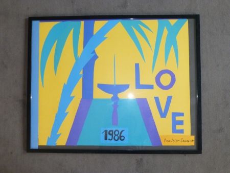 Cartel Saint Laurent - Love 1986