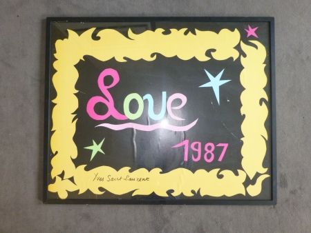 Cartel Saint Laurent - Love 1987
