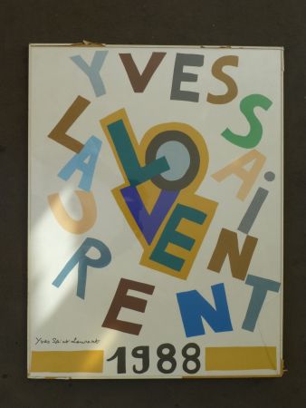 Cartel Saint Laurent - Love 1988
