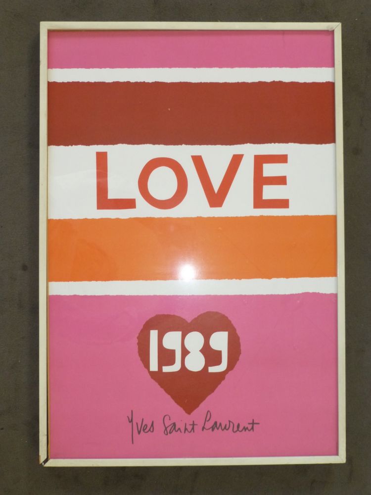 Cartel Saint Laurent - Love 1989