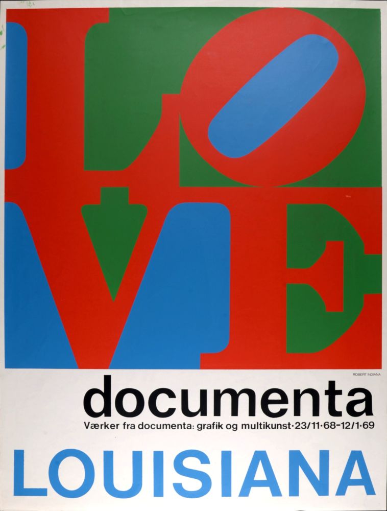 Serigrafía Indiana - LOVE Documenta, 1969