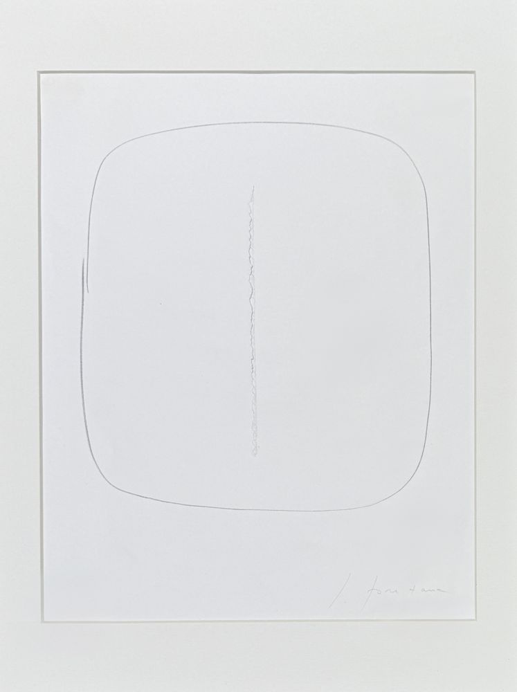 Litografía Fontana - Lucio Fontana (1899–1968) – Concetto Spaziale – Lithograph with hand-cut central slash incision -1961