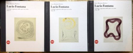 Libro Ilustrado Fontana - Lucio Fontana. Catalogo ragionato dell'opera su carta. (English /  Italian : Catalogue raisonné of the works on paper