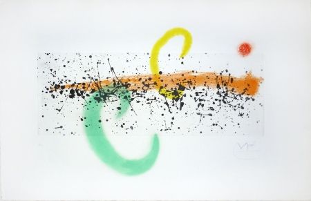 Grabado Miró - Lune et vent