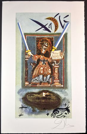 Litografía Dali - Lyle Stuart Tarot Prints Two of Swords