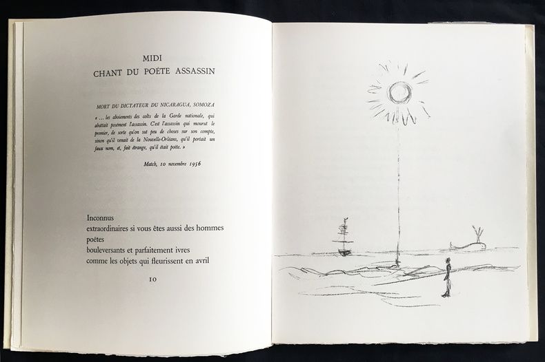 Libro Ilustrado Giacometti - Léna Leclercq : POMME ENDORMIE. Lithographies originales d'Alberto Giacometti.