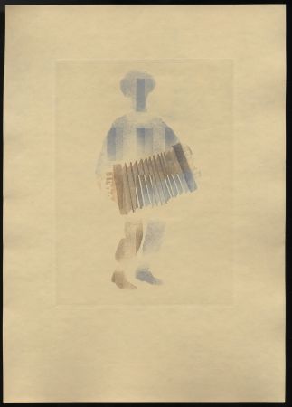 Libro Ilustrado Alexeïeff - Léon-Paul Fargue : POÈMES. Eaux-fortes en couleurs par Alexeïeff (1943) 