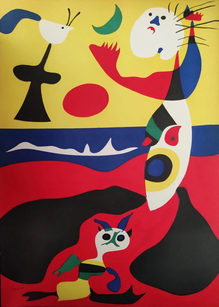 Litografía Miró - L'été