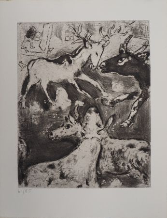 Grabado Chagall - L'œil du Maître