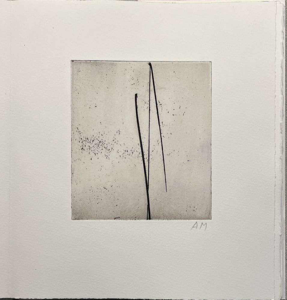 Libro Ilustrado Marfaing - M. Butor. L’Étoile des Encres. Eau-forte originale monogrammée  1982
