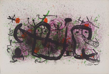 Litografía Miró - Ma de Provebis