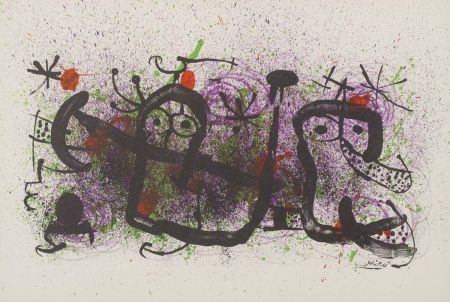 Litografía Miró - Ma de proverbis