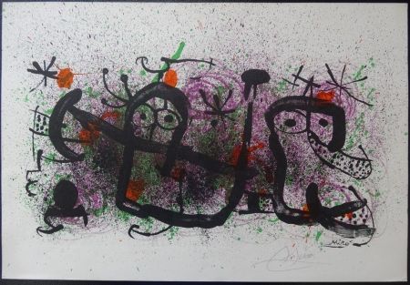 Litografía Miró - Ma de Proverbis