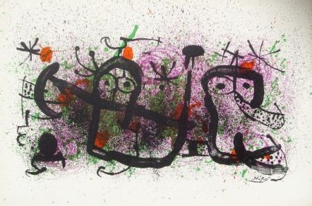 Litografía Miró - Ma de proverbis 2