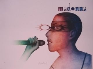 Litografía Wunderlich - Madonna