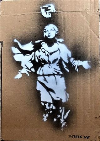 Múltiple Banksy - Madonna con la pistola