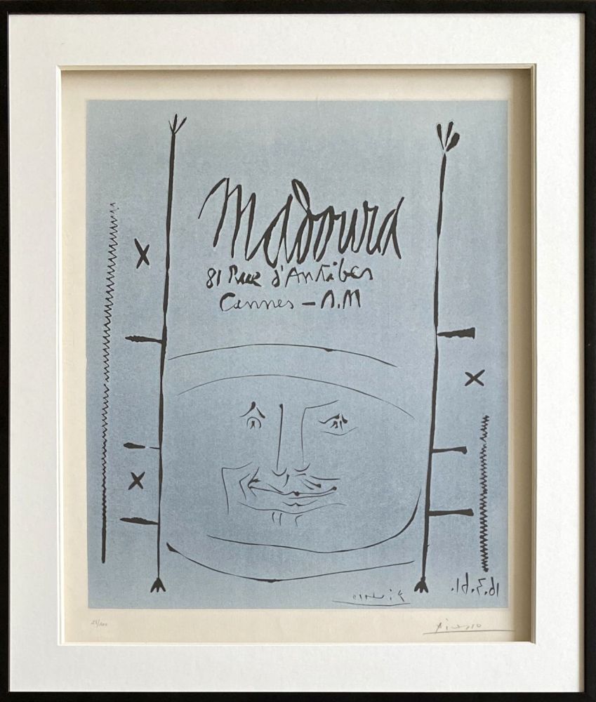 Linograbado Picasso - Madoura 1961
