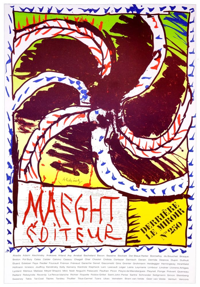 Cartel Alechinsky - Maeght Editeur, 1982