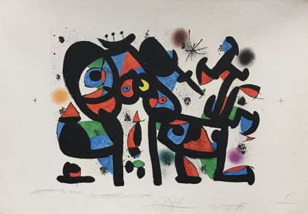 Litografía Miró - Magie Blanche I