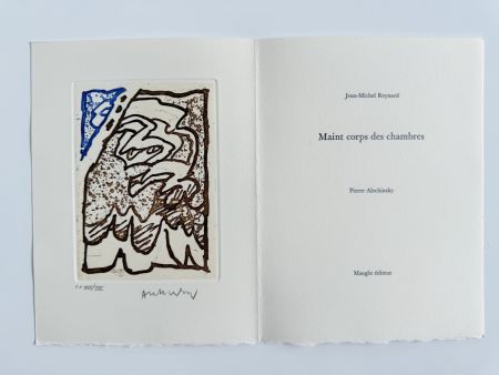 Aguafuerte Alechinsky - Maint corps des chambres